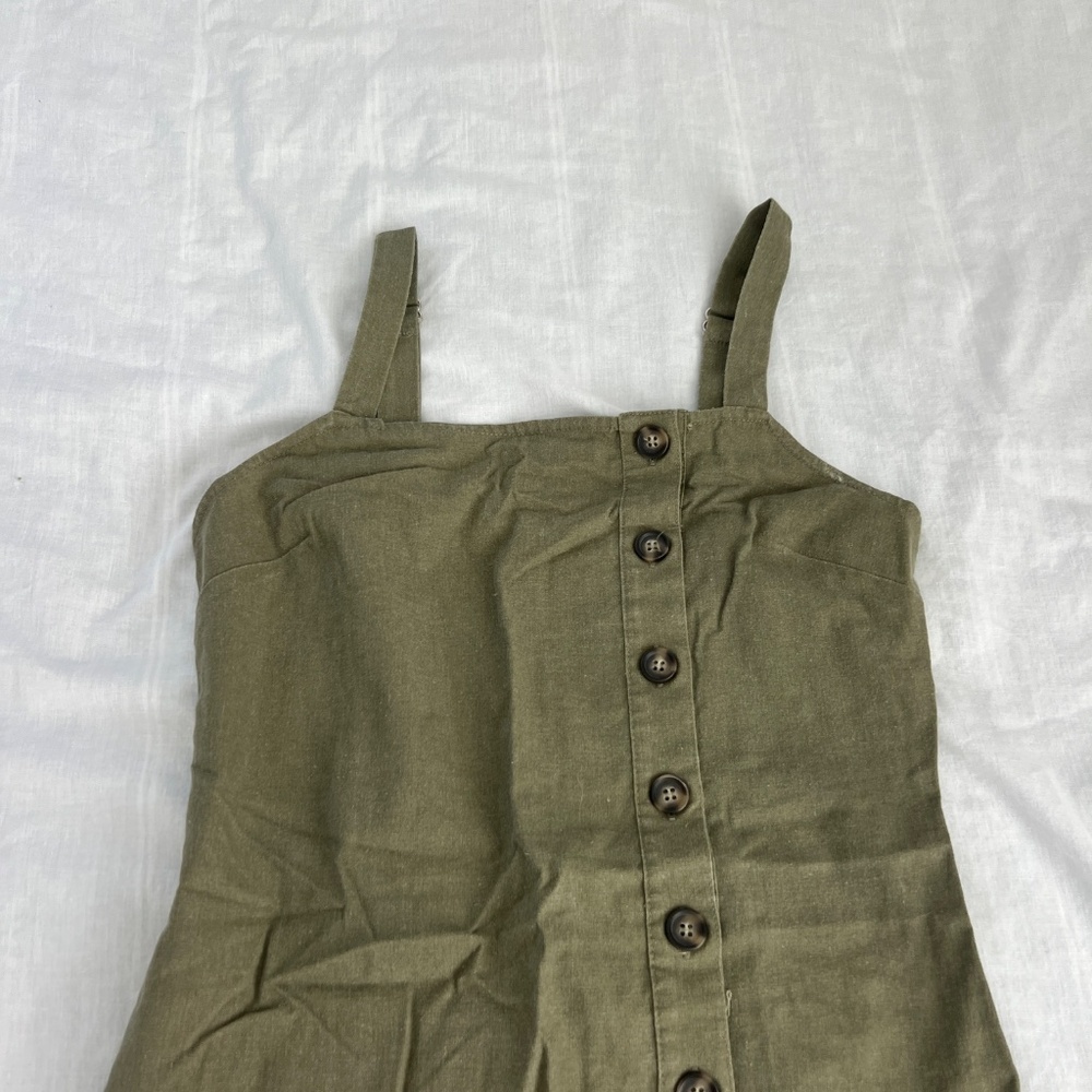 tillys olive green dress - Picture 2 of 4